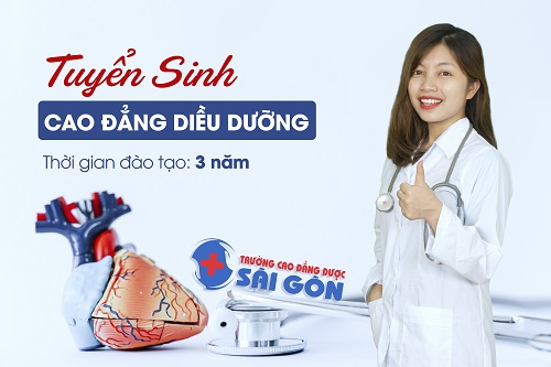 Trường Cao đẳng Dược Sài Gòn tuyển sinh Cao đẳng Điều dưỡng Sài Gòn năm 2019