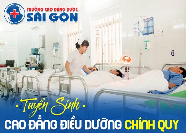 Trường Cao đẳng Dược Sài Gòn tuyển sinh đào tạo Cao đẳng Điều dưỡng chính quy năm 2019