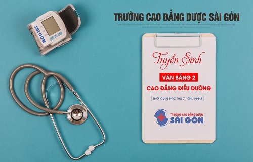 Trường Cao đẳng Dược Sài Gòn tuyển sinh Văn bằng 2 Cao đẳng Điều dưỡng Sài Gòn năm 2019