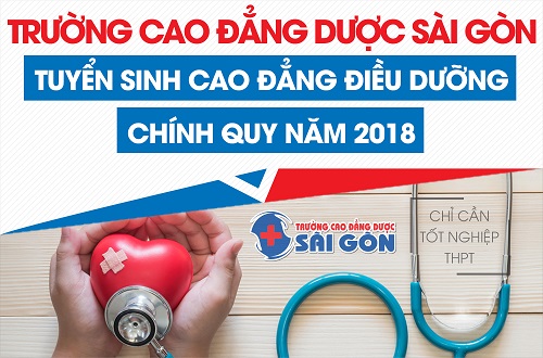 Trường Cao đẳng Dược Sài Gòn tuyển sinh Cao đẳng Điều dưỡng chính quy