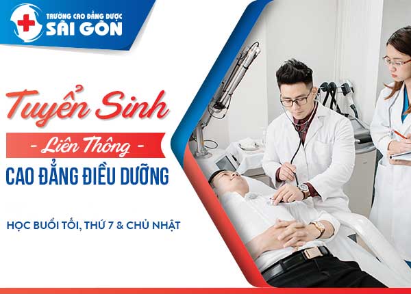 Trường Cao Đẳng Dược Sài Gòn đào tạo liên thông Cao Đẳng Điều dưỡng uy tín