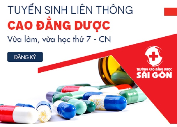 Tuyển sinh liên thông Cao Đẳng Dược Sài Gòn 2019