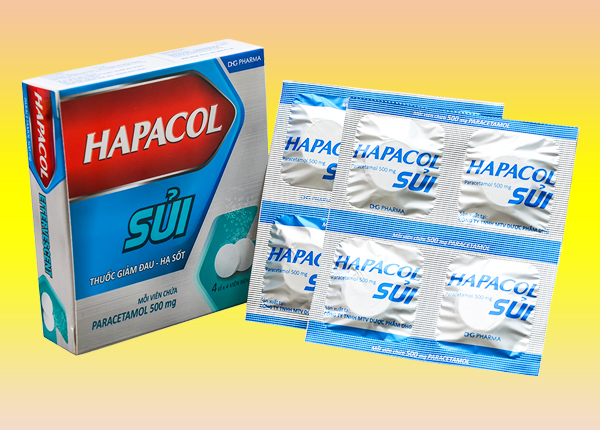 Hapacol sủi có thành phần chính là Paracetamol