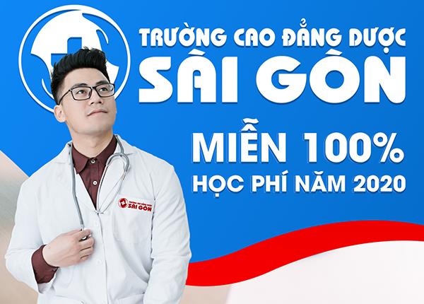 Trường Cao đẳng Dược Sài Gòn miễn 100% học phí ngành y dược năm học 2020