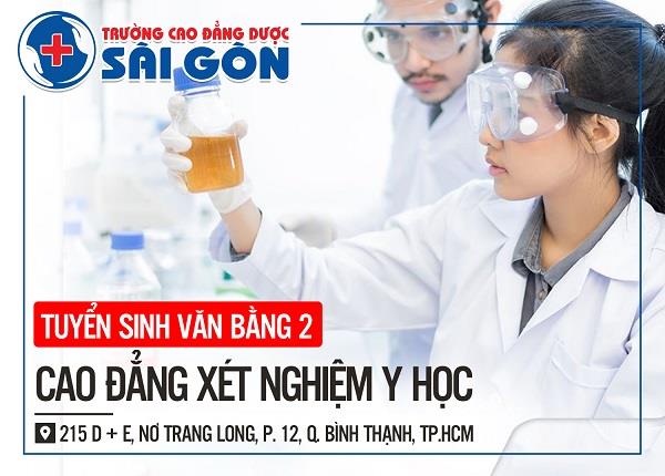 Trường Cao đẳng Dược SG có chiêu sinh lớp Cao đẳng xét nghiệm buổi tối?